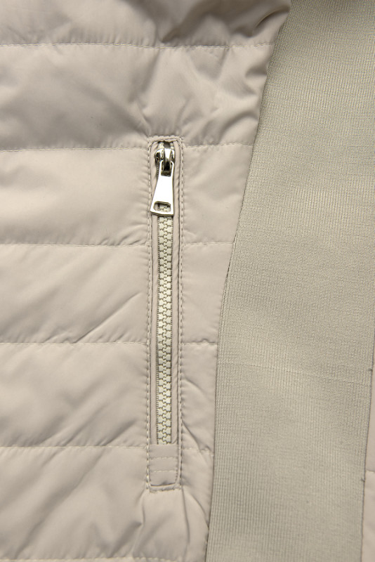 Beidseitig tragbare Jacke in Beige