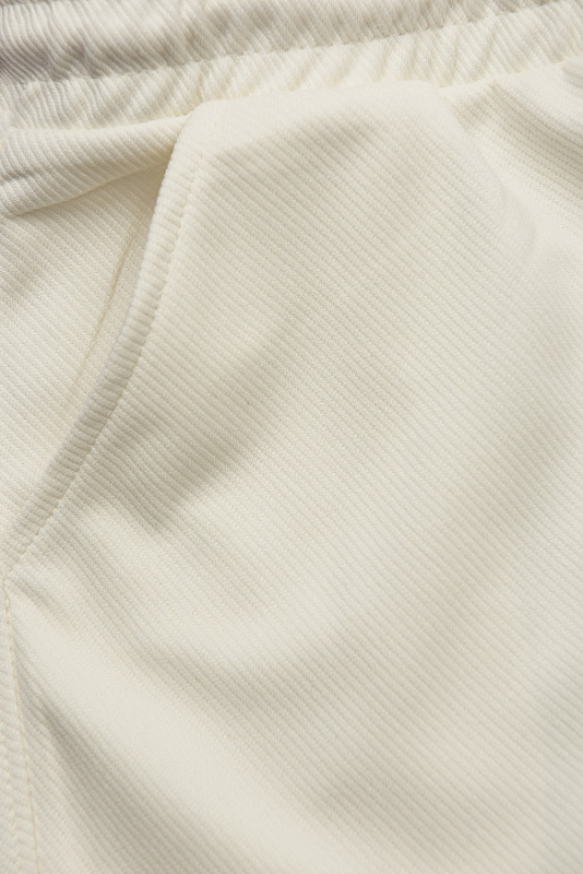 Jogger Pants mit Tunnelzug Ecru