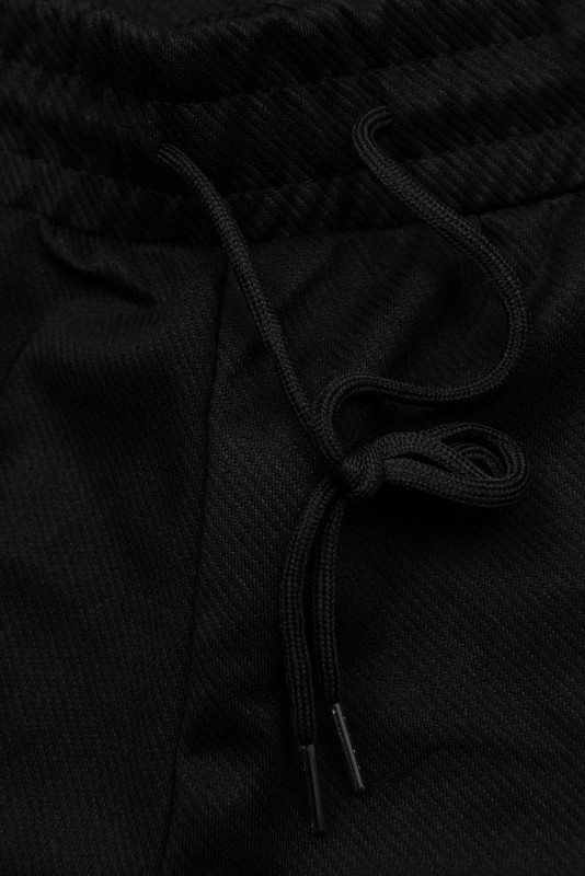 Jogger Pants mit Tunnelzug Schwarz