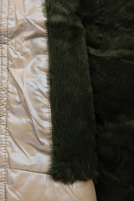 Winterjacke für Mädchen Glänzend Grün