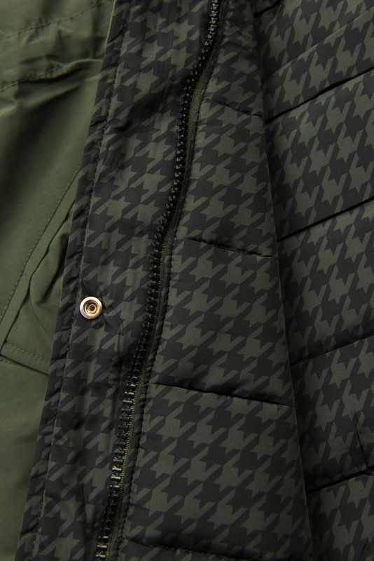 Parkajacke mit Wendemöglichkeit khaki