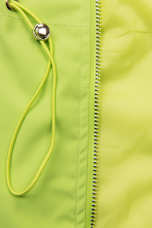 Parka für Mädchen Apfelgrün