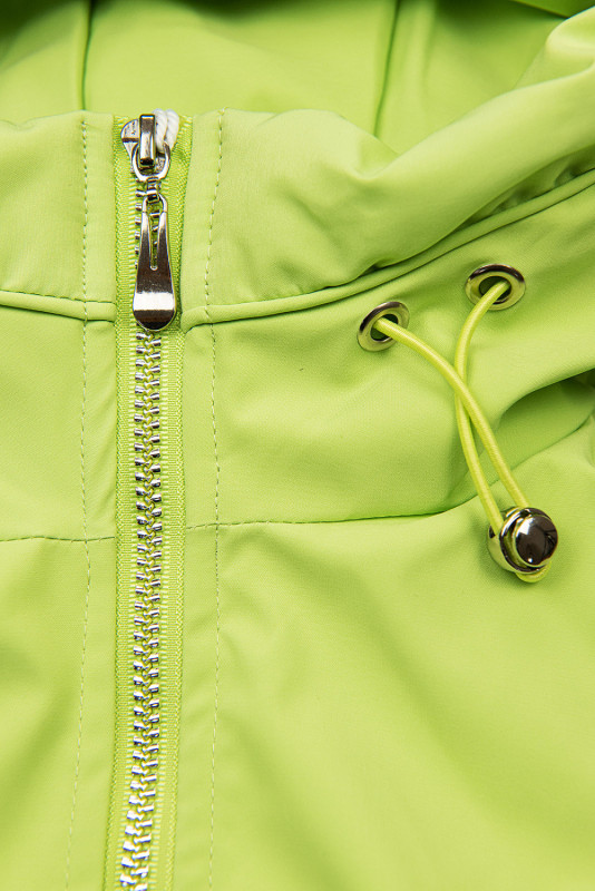 Parka für Mädchen Apfelgrün