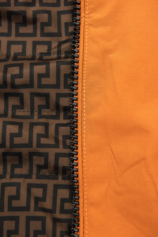 Leichter Parka ziegelbraun/braun