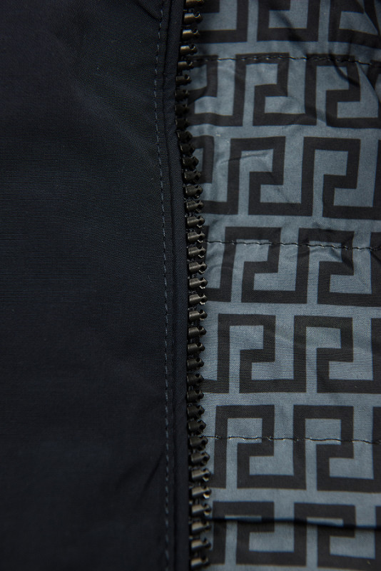 Leichter Parka dunkelblau/grau