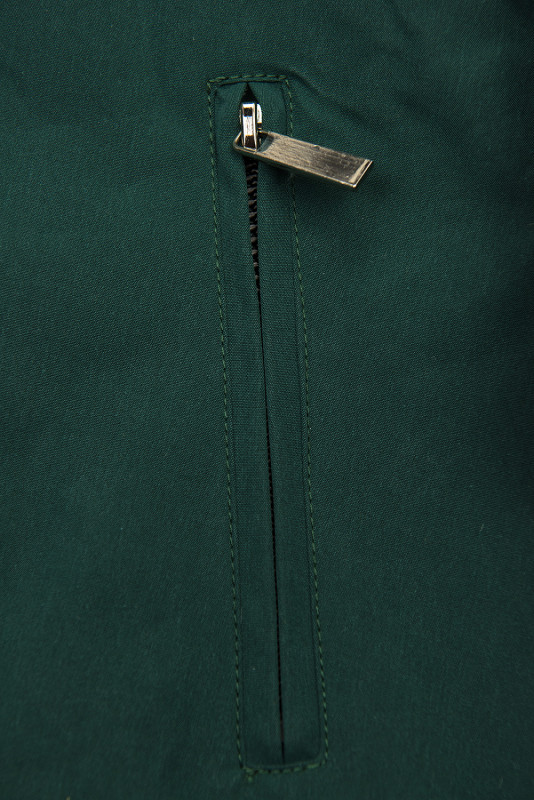 Parkajacke mit Punkten grün