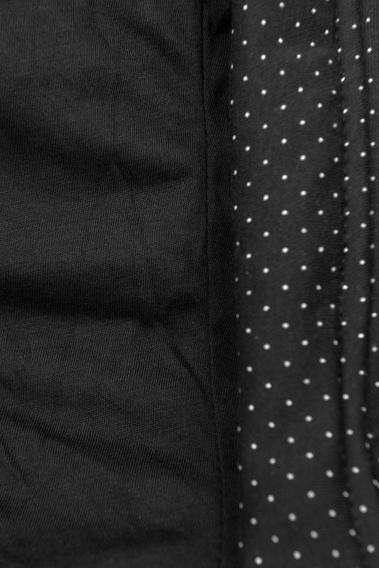 Sweatjacke mit Allover Punkte-Design schwarz