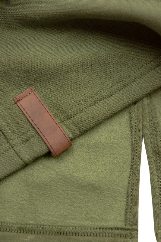 Sweatjacke/Sweatkleid khaki