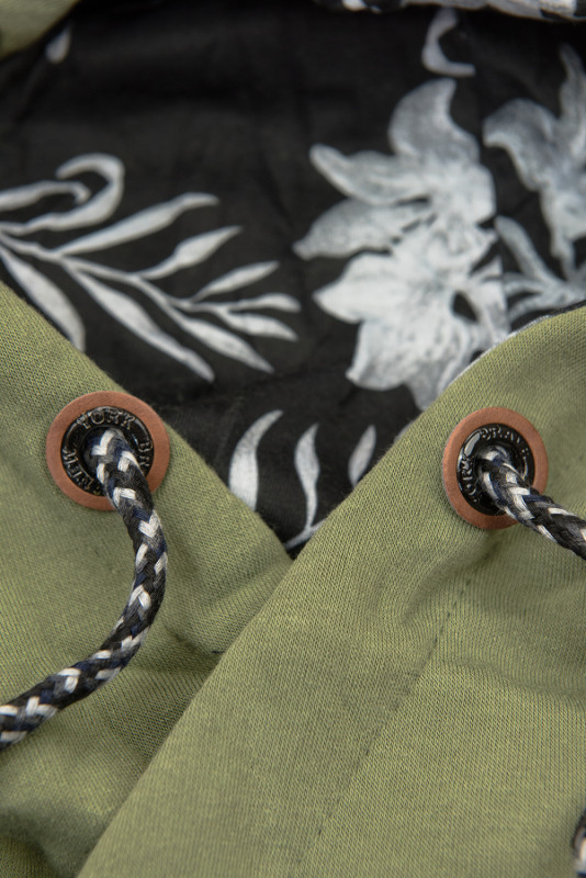 Sweatjacke/Sweatkleid khaki