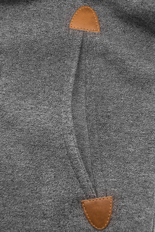 Verlängerte Sweatshirt /Sweatkleid anthrazit