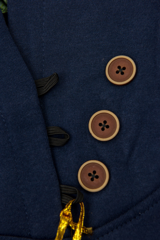 Verlängerte Sweatshirt /Sweatkleid dunkelblau