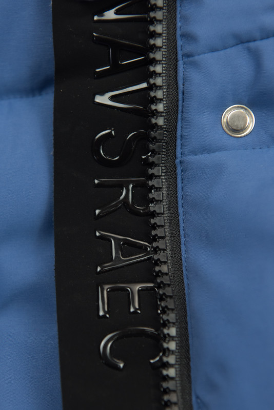 Blaue Damen-Winterjacke im Langschnitt BLIZZARD