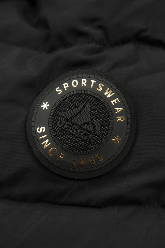 Schwarze Damen-Winterjacke im Langschnitt BLIZZARD