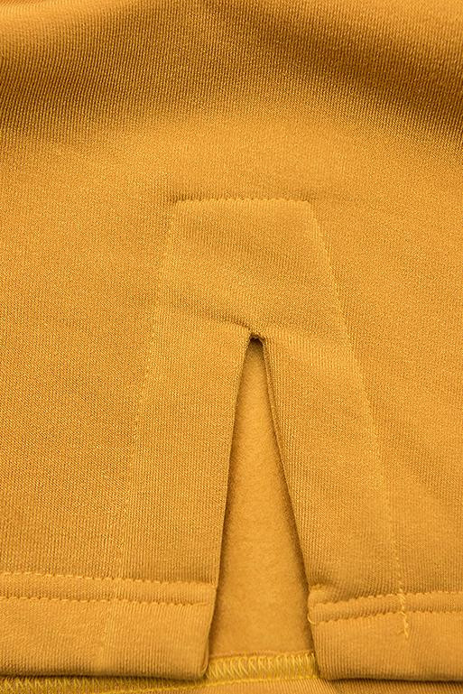 Sweatjacke/Sweatkleid gelb
