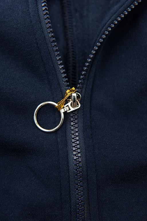 Verlängerte Kapuzenjacke von LHD dunkelblau