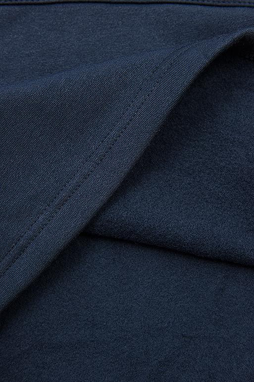 Verlängerte Sweatshirt/Sweatkleid mit Kapuze dunkelblau