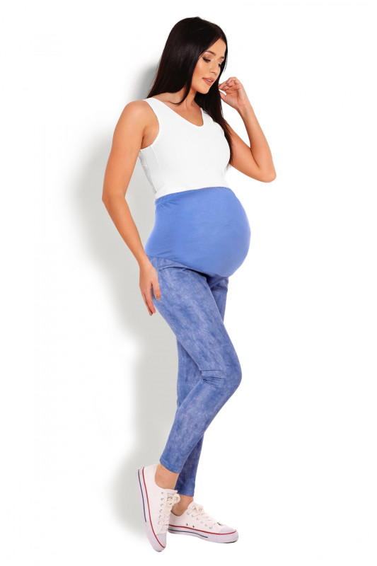 Schwangerschaft Leggings Modell 1684 Blau