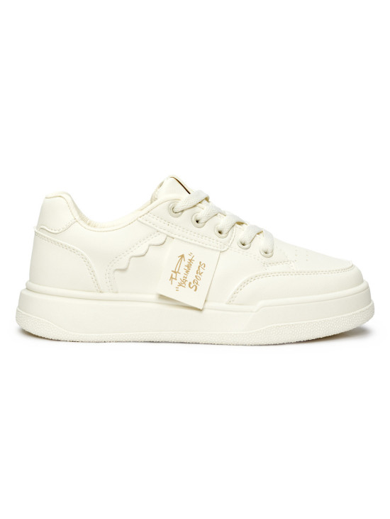 Beige Damen Sport Sneakers