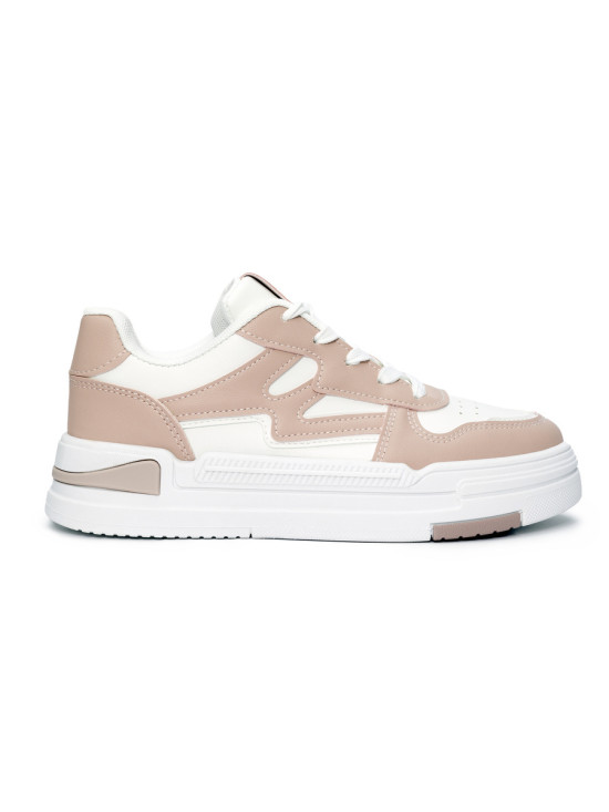 Rosa Damen Sneakers auf Plattform