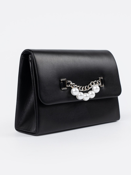 Elegante schwarze Handtasche
