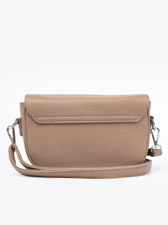 Beige Herz-Handtasche