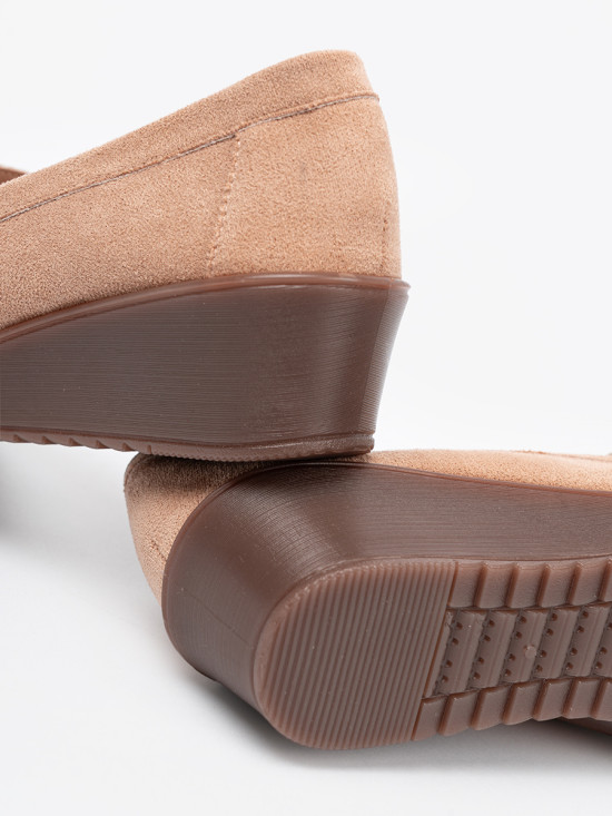 Damen Halbschuhe mit Bärenapplikation