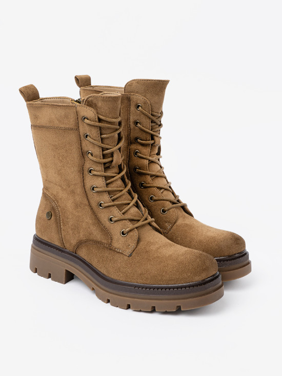 Klassische Wildleder Worker in Braun