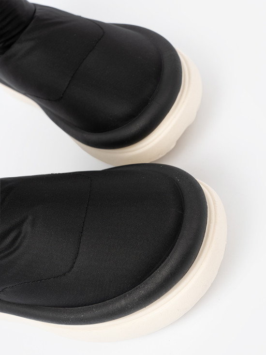 Wasserdichte schwarze Schneestiefel mit Futter