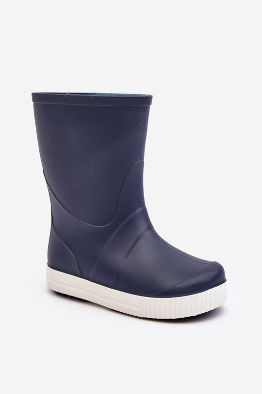 Kinder-Gummistiefel mit Plateausohle, blau