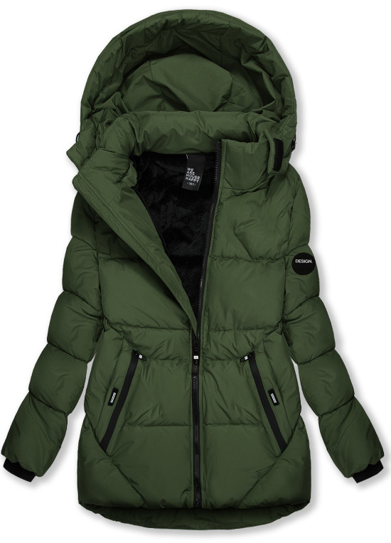 Jungen Winterjacke Dunkelgrün