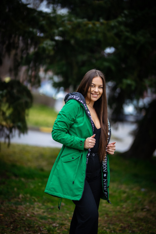 Parkajacke FASHION Olivgrün