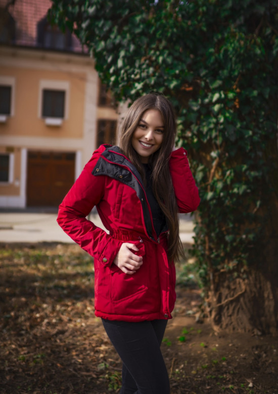 Wende-Parka dunkelblau