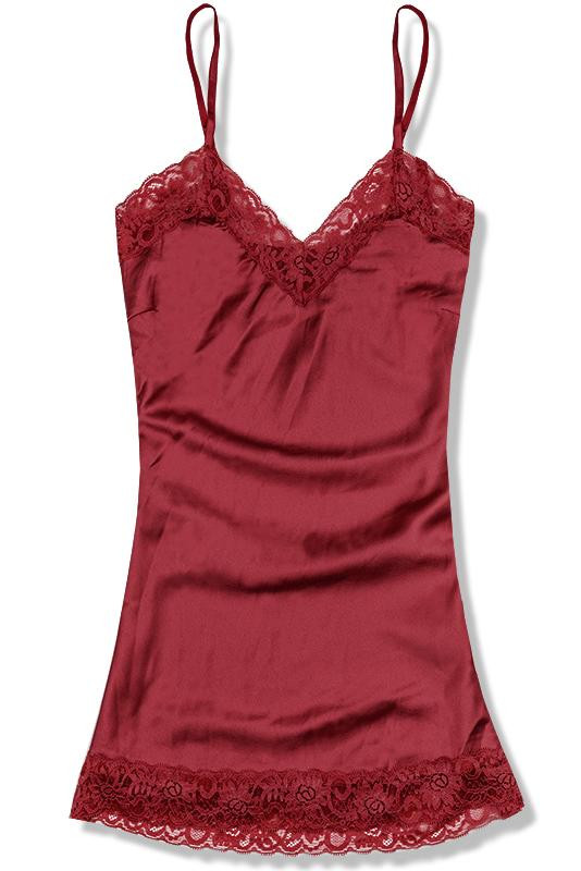 Lingerie-Oberteil bordorot