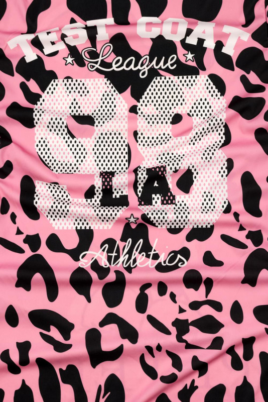 Kleid mit Comic-Print HEY YOU pink