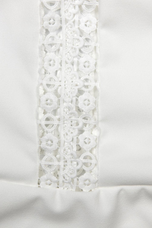 Body mit Spitze weiß