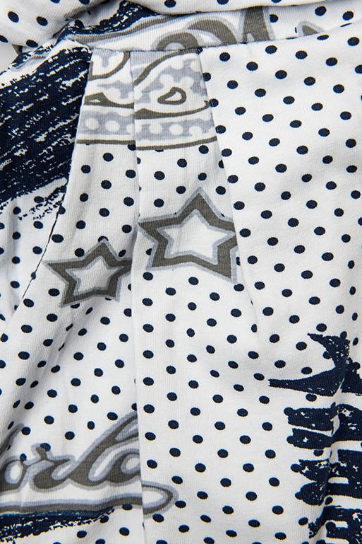 Kleid mit Bindegürtel weiß