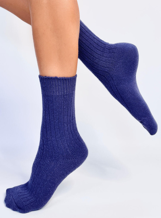 Warme Socken Violett