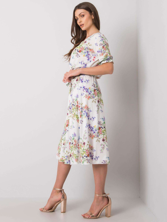 Weißes Blumen Kleid
