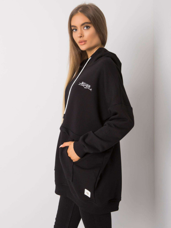 Schwarzer Damen Hoodie