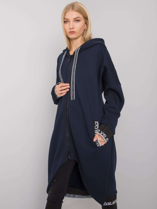 Damen Kapuzenjacke in Marineblau