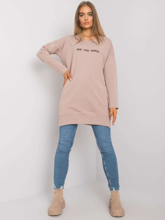 Dunkelbeige Damen Tunika von RUE PARIS