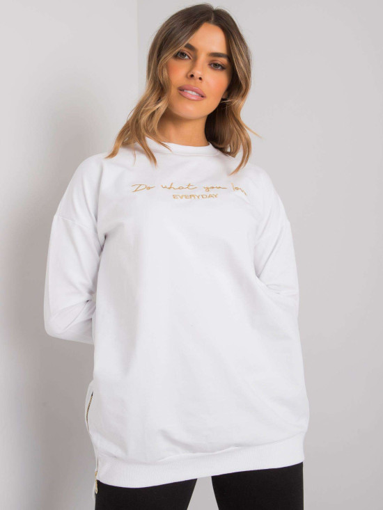 Weiße Baumwolltunika RUE PARIS