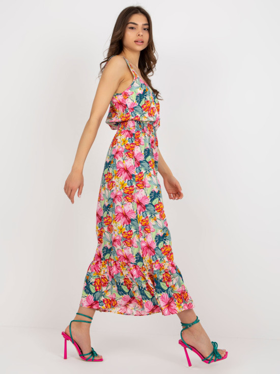 Koralfarbenes ärmelloses Kleid FRESH MADE