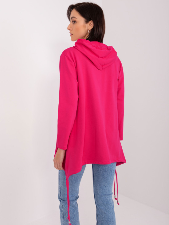 Rosa Damen Hoodie mit Kapuze