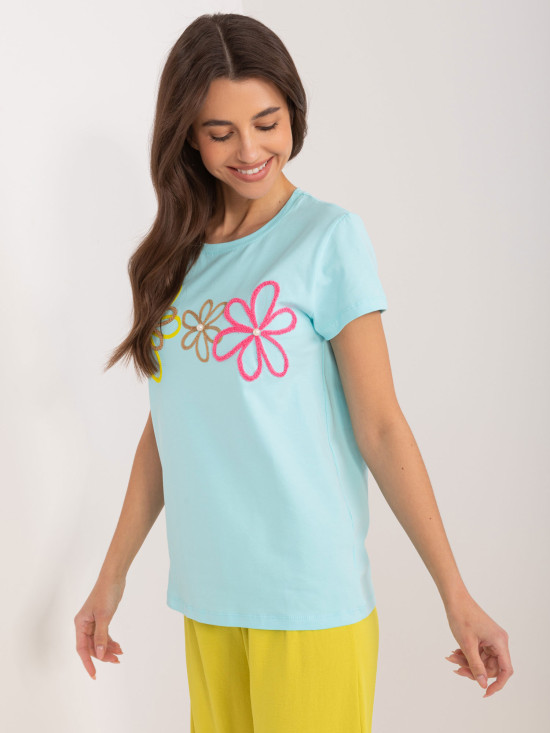 Weiches T-Shirt mit Applikation