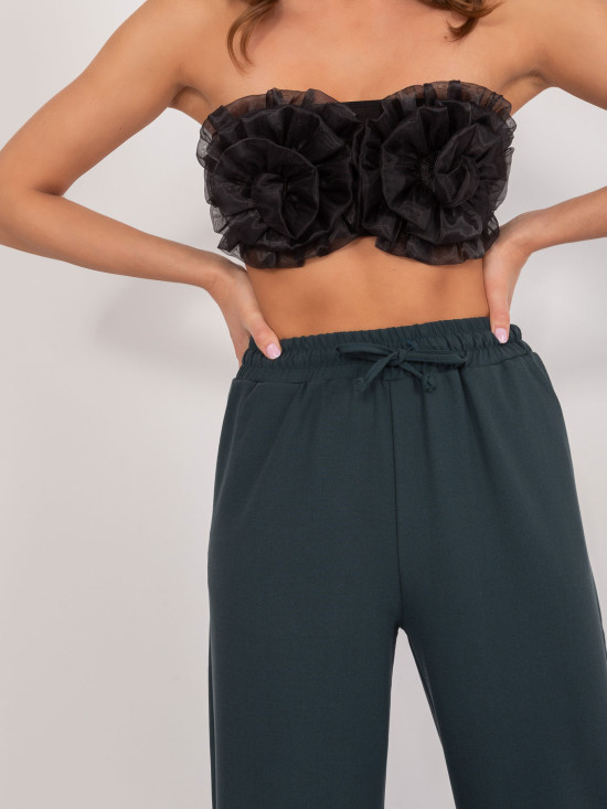 Elegante Hose in Dunkelgrün