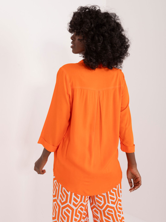 Stylische orange Bluse