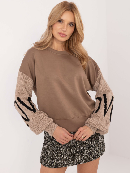 Stylisches beige Sweatshirt