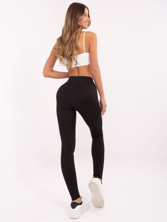 Stylische schwarze Leggings
