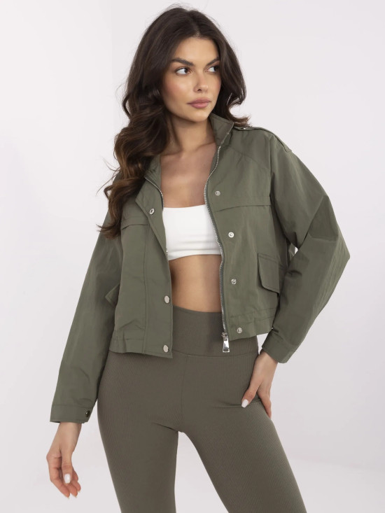 Khaki Übergangsjacke